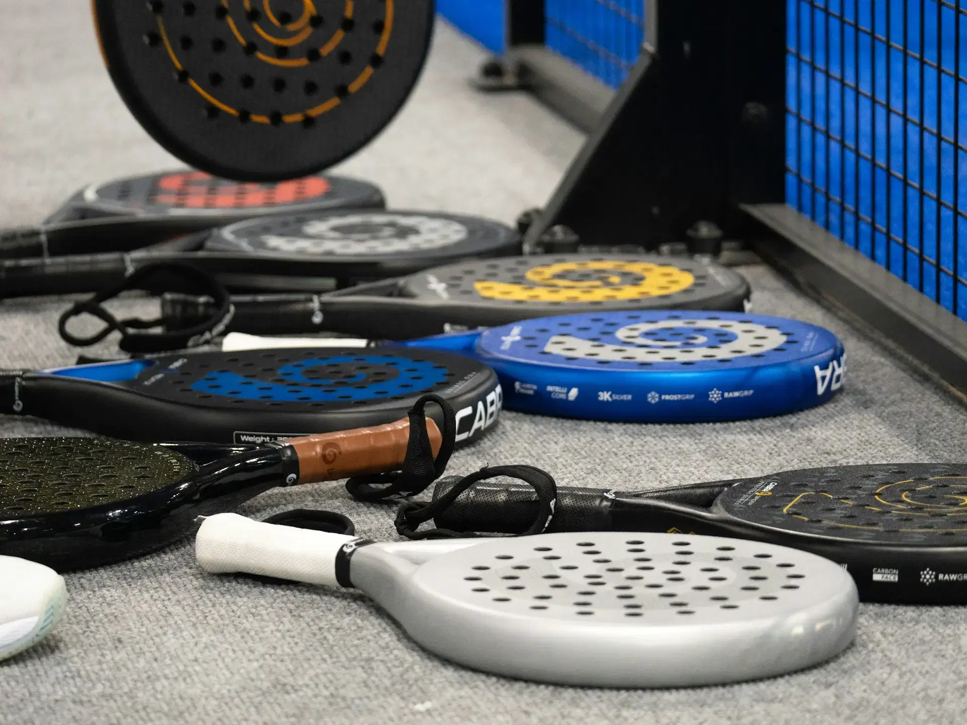 Multiple Padel Rackets