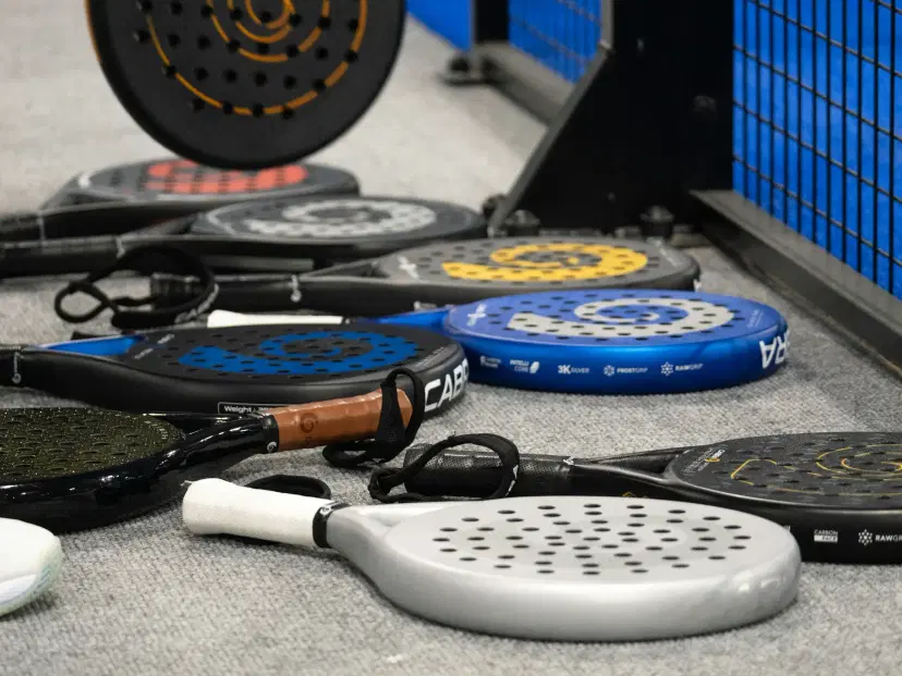 Multiple Padel Rackets